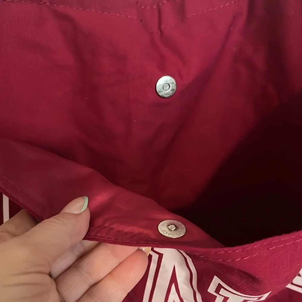 PINK Cotton Canvas Tote Bag - Picture 3 of 6